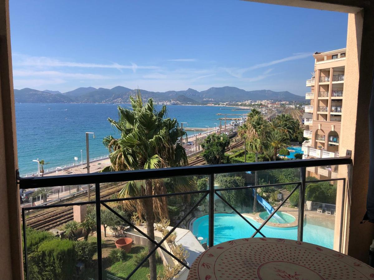 Cannes Apartment With Sea View, Aircondition And Parking Екстериор снимка