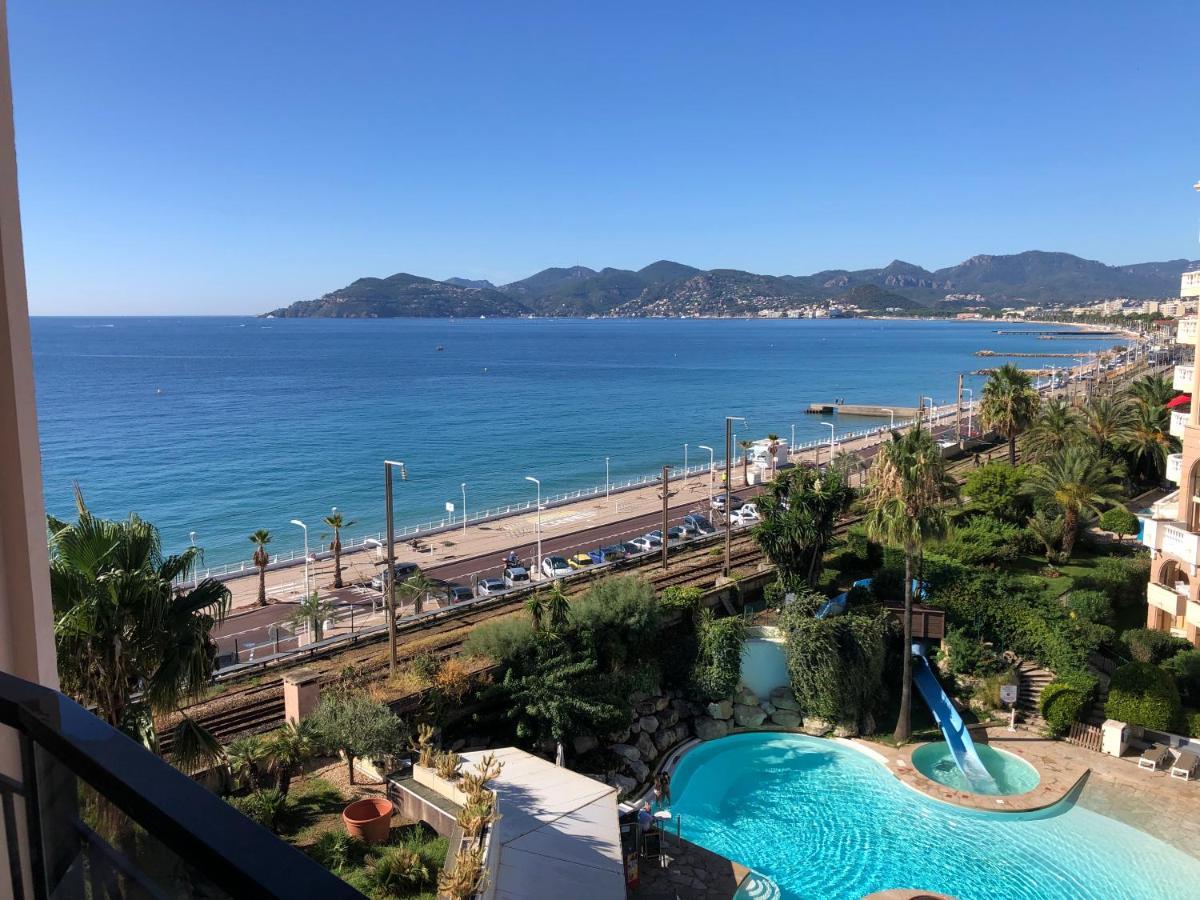 Cannes Apartment With Sea View, Aircondition And Parking Екстериор снимка