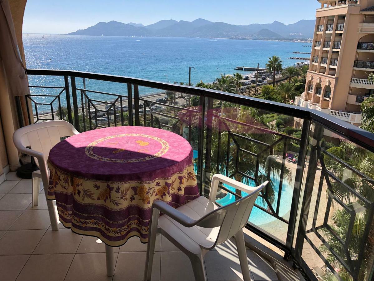 Cannes Apartment With Sea View, Aircondition And Parking Екстериор снимка